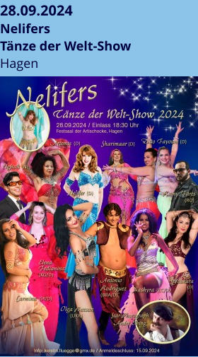 28.09.2024 Nelifers Tänze der Welt-Show Hagen Hagen